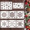 8 Pcs Christmas Snowflake Stencil for Crafts(snowflakes)10"L x 6.7"W